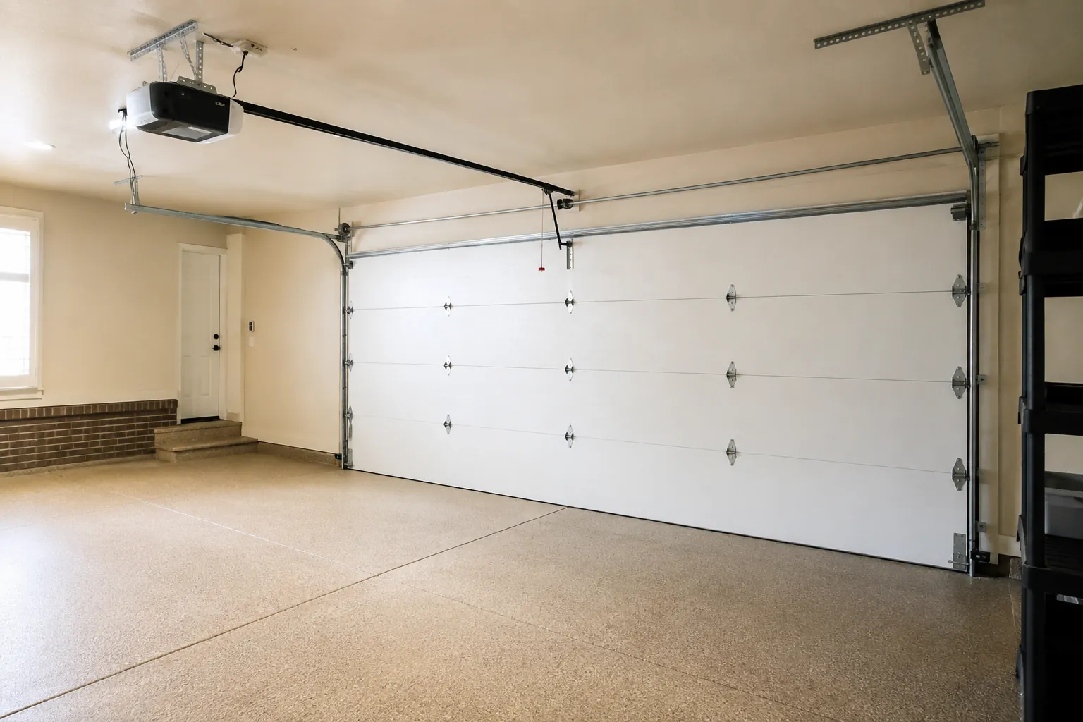 New garage door installation